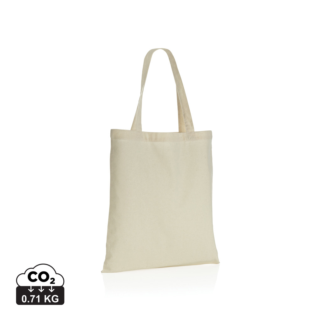 Tote bag personnalisé coton recyclé 145g - Impact Blanc cassé